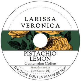 Pistachio Lemon Guatemalan Coffee (Single Serve K-Cup Pods) (Gourmet, Naturally Flavored, Whole Coffee Beans) (12 pods, ZIN: 577290)