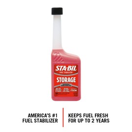STA-BIL Storage Fuel Stabilizer, Keeps Fuel Fresh for 24 Months, Prevents Corrosion, Gasoline Treatment Additive that Protects System, Gas Stabilizer for Storage, 10 oz. (12 Pack)
