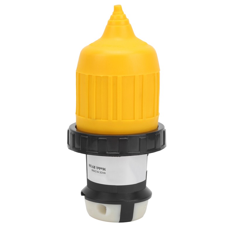 RV Cord Connector Locking Plug W/Cover Ring Power Socket 30Amp