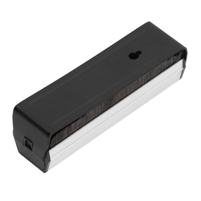 Vinyl Record Brush Aluminum Alloy Anti Static Fine Bristles Audio