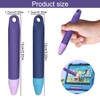 Kinderfreundliche Stylus-Stifte für Touchscreens, 2 Stück Tablet-Eingabestift, violett-blauer Eingabestift, universeller