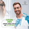 Biodegradable Dental Floss Picks 100 Count 2 Packs | Eco-Friendly