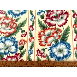 Philip Jacobs for Rowan Cotton Quilt Fabric OOP "Shaggy Poppy" Philip Jacobs for Rowan by 1/2 Yard