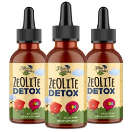 Atherionyxora Zeolite Detox for Kids - Detox Supplement, Gentle & Natural & Sweet-Tasting, Contains Clinoptilolite Zeolite, Vitamin C, Magnesium, and Zinc,180ml