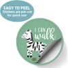 Baby Monthly Milestone Stickers – Set of 24 Zoo Animals