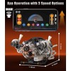 Mini V8 Engine Model Kit That Runs, 770PCS Motorized Building