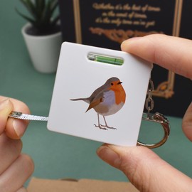 Azeeda 'Robin' Keyring Tape Measure/Spirit Level Tool (KM00017260)
