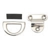 Stainless Steel Marine Folding Pad Eye Cleat Heavy Duty D