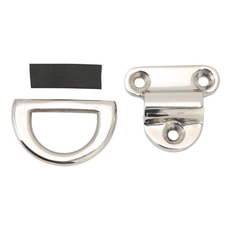 Stainless Steel Marine Folding Pad Eye Cleat Heavy Duty D