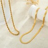 Yatumery 14K Gold Plated Choker Necklaces for Women Dainty Chunky