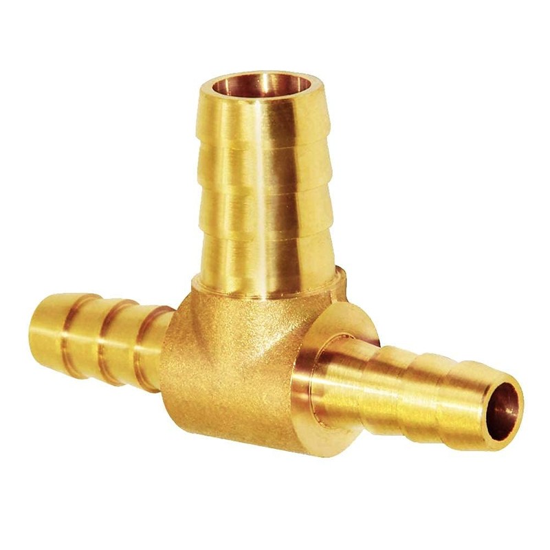 Joywayus Hose Reduce Barb Tee 5/16"x1/2"x5/16" 3 Way Union Fitting