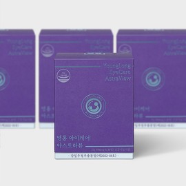 Yeonglong [3+1] Yeongrong Eye Care Astra View [Dry Eye Care] Astragalin Bilberry Zenol Persimmon Leaf Extract Eyes / [3+1]영롱 아이케어 아스트라뷰[눈 건조 케어] 아스트라갈린 빌베리 제놀 감잎추출물 안구