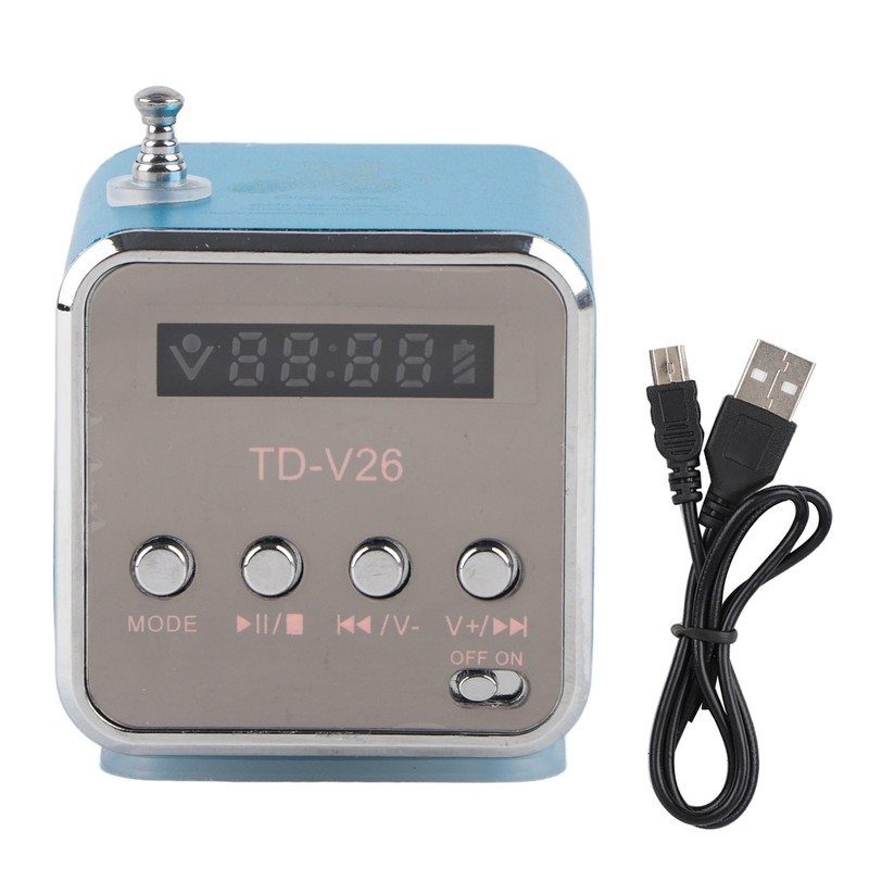 Mini Speaker Music Player Portable FM Radio PC Fashion Support