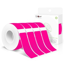 PARLAIM Label Maker Tape,14X50MM(1/2" X1 7/8") Thermal Label Stickers,Thermal self-Adhesive Labels Compatible with D30 Label Maker,Thermal Label Paper for Home/Office 520PCS/4Rolls