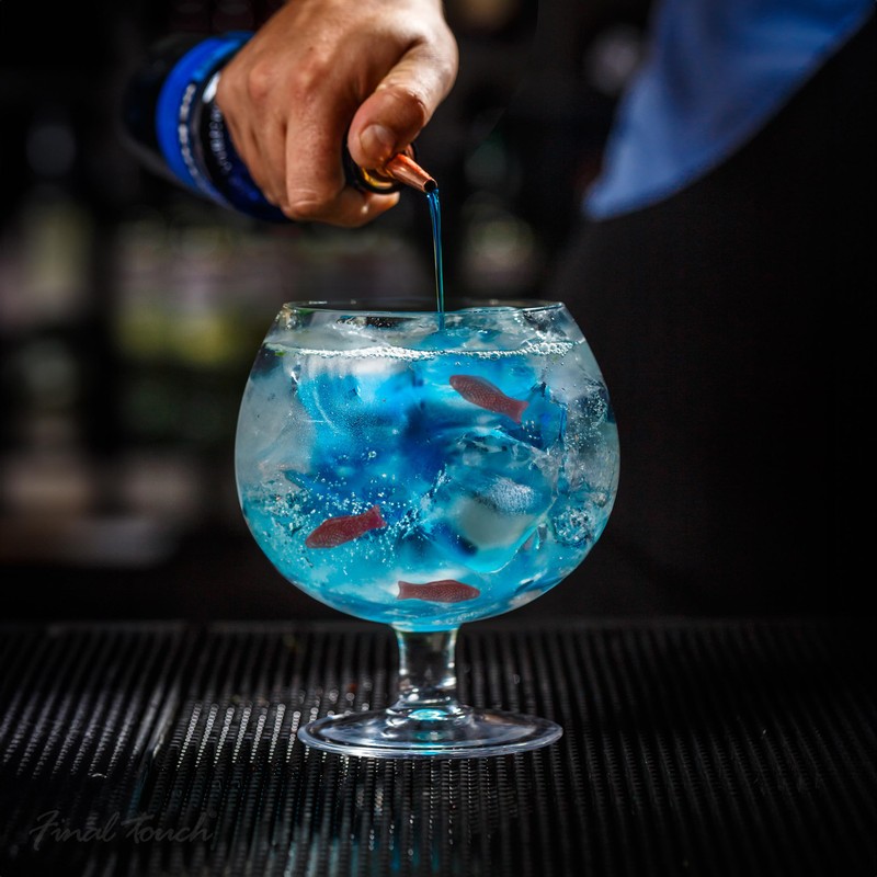 Final Touch Fishbowl Glass - Extra Large Unique Drinking Cup