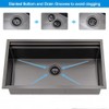 33 Inch Undermount Kitchen Sink Workstation Black - VOKIM 33