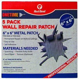 Red Devil 1212 ONETIME Wall Repair Patch, 6 inch