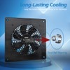 SCCCF USB cabinet 120MM fan Quiet Cooling Fan System 6"