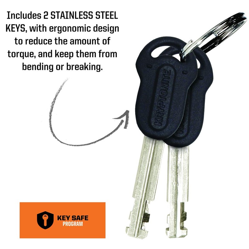 Kryptonite Keeper Mini-Bike Lock, Heavy Duty Anti-Theft U Lock with