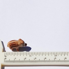 SSJSHOP Wild Boar Micro Tiny Dollhouse Figurines Ceramic Hand Painted Animals Collectible Small Gift Home Garden Decor