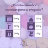 TIBSA | Paquete de 5 madejas 100g c/u | Estambre