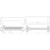 Dehn +Söhne 4013364027824 Potential Equalization Rail 563 030 13 x