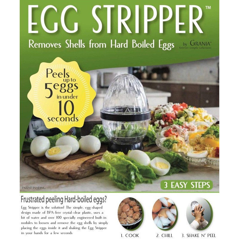 GRANIA EZ EGG STRIPPER DELUXE MULTI EGG PEELER