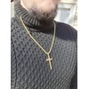Angelus de Leon 14K Stainless Steel Gold Plated Rope Chain