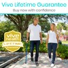 Vive Folding Cane - Foldable Walking Cane for Men, Women