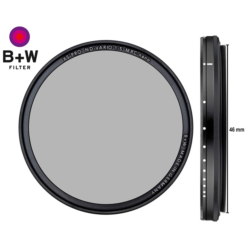 B+W 52mm XS-Pro Digital Vario Neutral Density ND Filter with