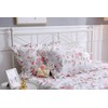 Meaning4 2-Pack Rose Floral Pillow Covers with Ruffle and Lace