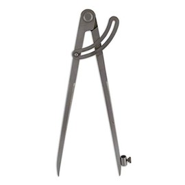 8" Wing Compass Divider Caliper With Pencil Holder Metal Marking Circles Machinist Wood