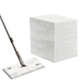 100 Count Dry Sweeping Cloths Pads, Disposable Duster Mop Refills, Non-Woven Mop Refill Pads for Floor Mopping and Cleaning