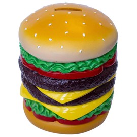 Hamburger Coin Bank Money Box