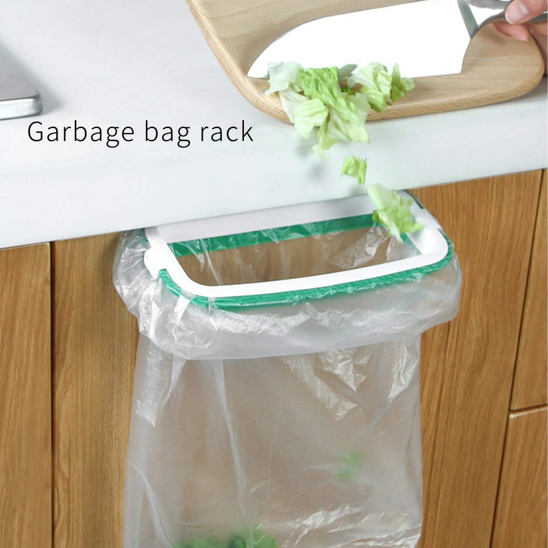 EDOBLUE Portable Trash Bag Holder Hanging Kitchen Cupboard Door Back