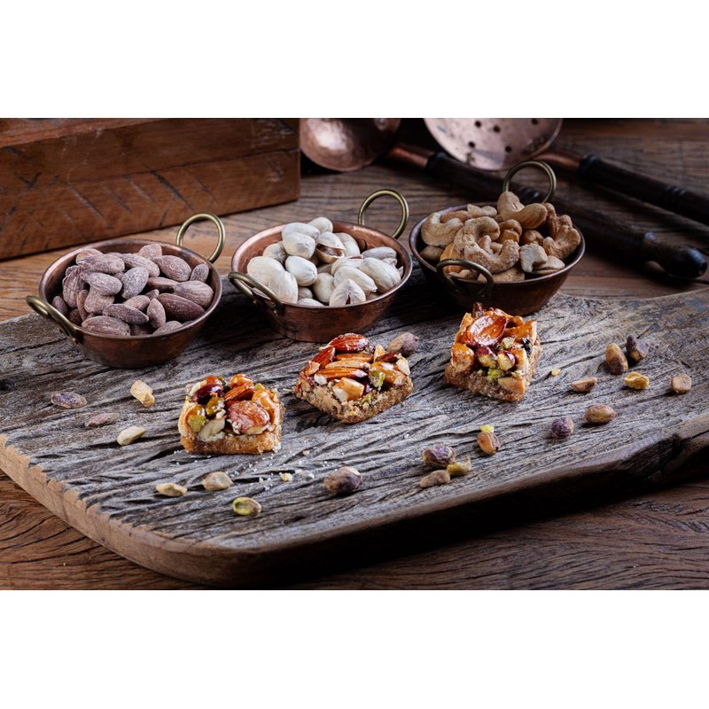 Snacklava Mixed Nuts Kunafa - 6 Pack (18 Pieces) -