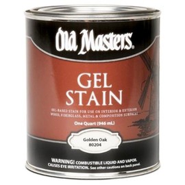Old Masters/Master Products 19087 80216 1/2 Pint Golden Oak Gel