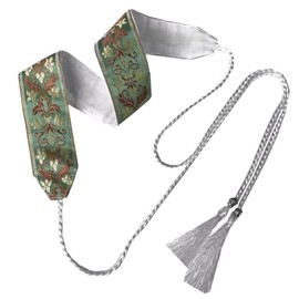 Japanese Style Waistband Yukata Kimono Bow Waist Hanfu Waistband With Tassels Width 6cm-A12