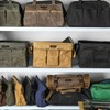 Tool Pouch, Heavy Duty 16oz Waxed Canvas Tool Bag, Rectangle