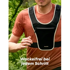 Prowiste Laufweste für Damen & Herren – Handyhalterung zum Joggen – Reflektierend, Wasserfest & Verstellbar – Leicht & Sicher beim Laufen (L/XL)