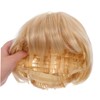 FRCOLOR Mixed Cut Synthetic Hair Wig with Soft Bangs for