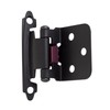 Design House 189670-MB Overlay Hinges for Kitchen Cabinets 20-Pack Matte