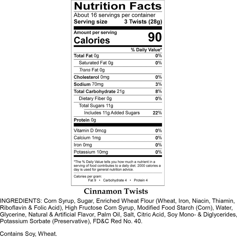 Arndts Fudgery Amish Licorice Twists - Five 16 Oz Pkgs