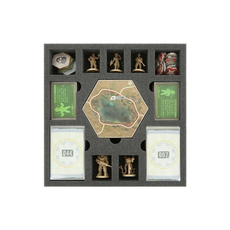Feldherr Foam Set Compatible with Fallout: New California Board Game