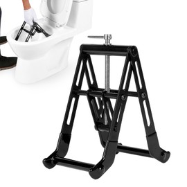 Toilet Lifting Tool, Foldable Toilet Lift & Carry Tool, Adjustable by screw Toilet Installation Support Tools Portable Toilet Installation Aid Easy to Repair, Move Toilet for Plumber
