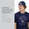 Pacific Headwear Low-Pro Trucker Cap, Graphite