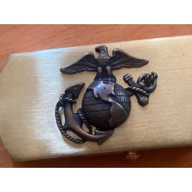 US Marine Corps Brass Belt Buckle New Old Stock