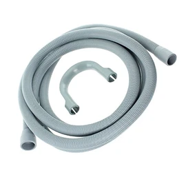 SPARES2GO Drain Outlet Hose for Swan Dishwasher (2.5M, 30mm / 22mm)