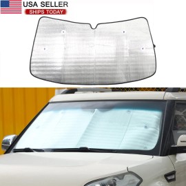 car-attention Fit For 2010-2013 Kia Soul Front Windshield Visor SunShade Sun Shade Block Cover
