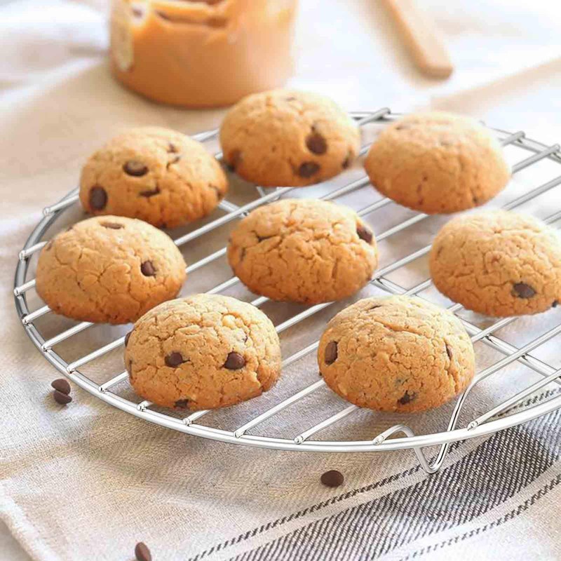 TeamFar Round Cooling Rack Set of 2, 7½ Inch Round